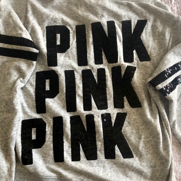 🤩 Limited Time Price DROP 🤩 PINK Sequin Hoodie - Picture 3 of 6